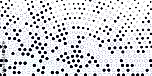 Dark BLUE vector pattern with spheres. Modern abstract illustration with colorful circle shapes. Pattern for booklets, leaflets.