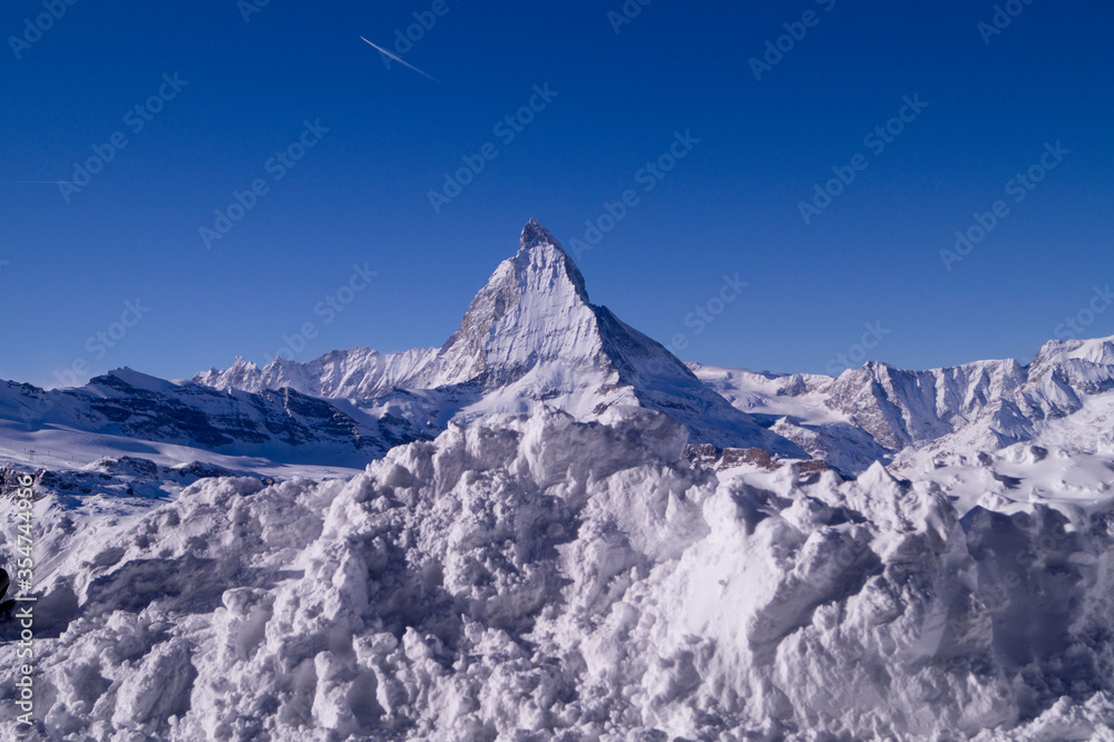 Matterhorn - the most beautiful mountain in Swiss Alps