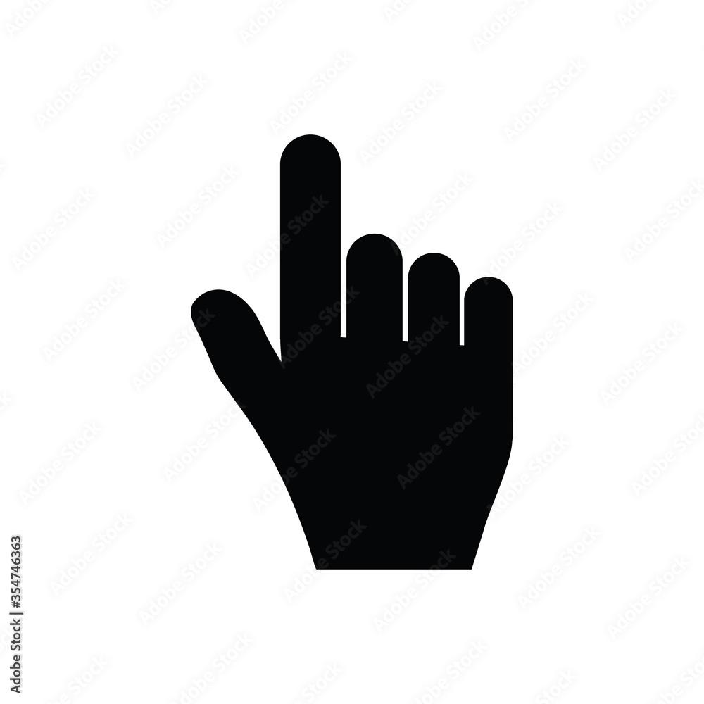 Obraz premium hand vector icon