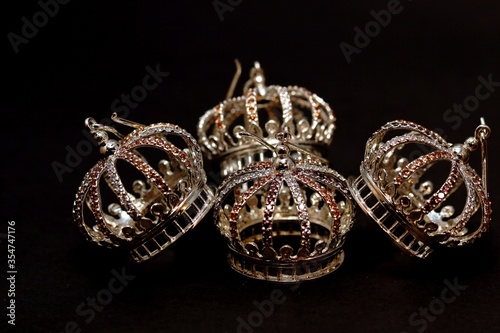 antique and shiny fashion jewelry