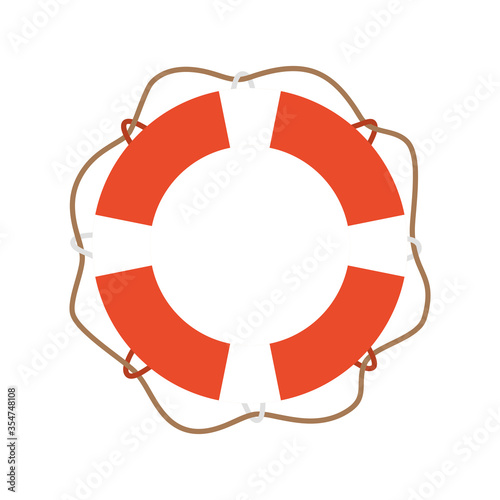 Isolated lifebuoy icon vector design