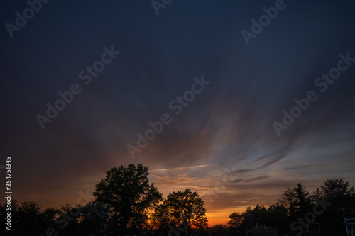 Lemgo's freier Himmel in wunderschönen Farben 