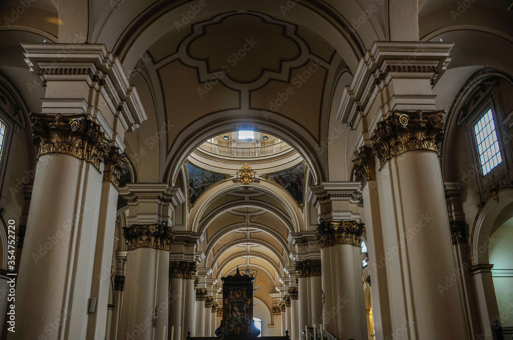 Cathedral interior, La Candelaria, Bogota