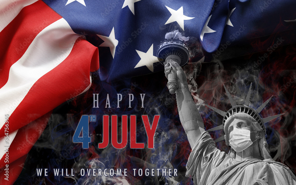image background happy 4th of july day of independence of united states - obrazy, fototapety, plakaty 
