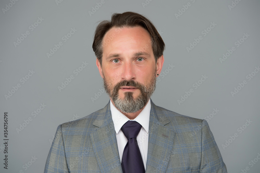 barbershop hair care. well groomed male. perfect beard and moustache. serious mature man in shirt. confident office worker. skilled and professional. businessman has charisma barbershop hair care. well groomed male. perfect beard and moustache. serious mature man in shirt. confident office worker. skilled and professional. businessman has charisma