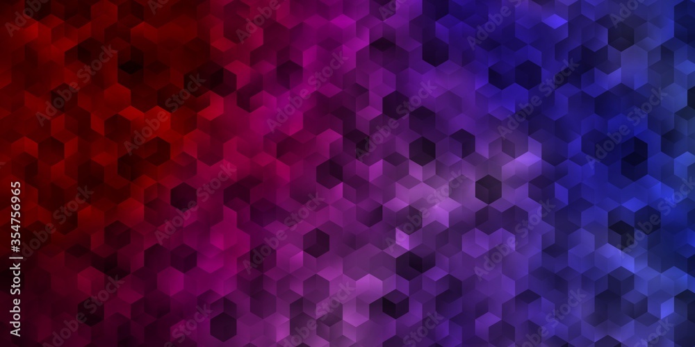 Light Blue, Yellow vector background with hexagons. Light Blue, Yellow vector background with hexagons.
