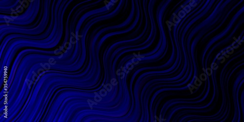 Dark Pink, Blue vector backdrop with bent lines. Bright sample with colorful bent lines, shapes. Best design for your ad, poster, banner.