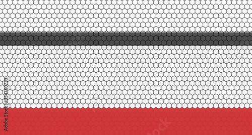 structured hexagons hexagonal background grid design illustration