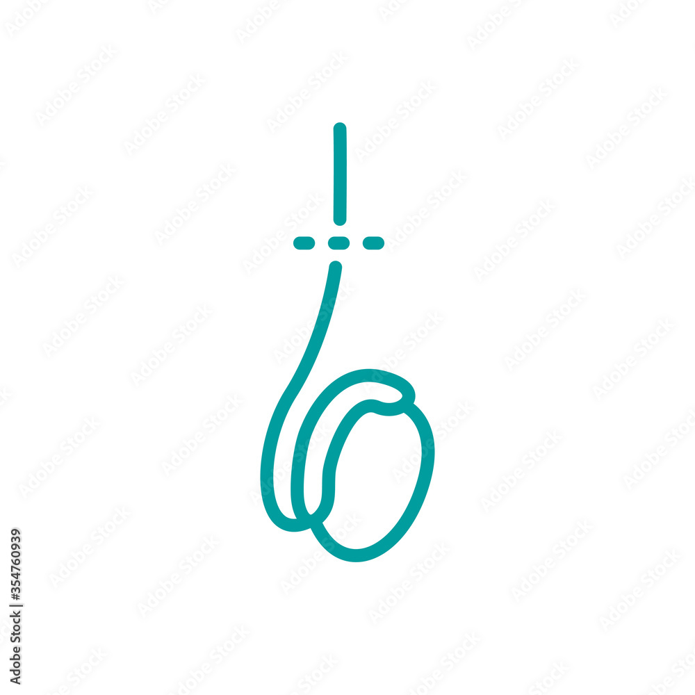 vasectomy flat icon, vector illustration vasectomy flat icon, vector illustration