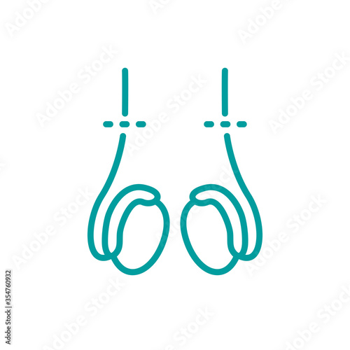 vasectomy flat icon, vector illustration