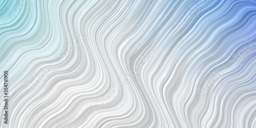 Light Pink, Blue vector layout with wry lines. Colorful illustration with curved lines. Template for cellphones.