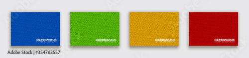 vector illustration background pandemic icons coronavirus covid 19. Virus Corona backdrop pattern. Medical banner with coronavirus covid19 bacteria icon set. Modern abstract infection texture design.