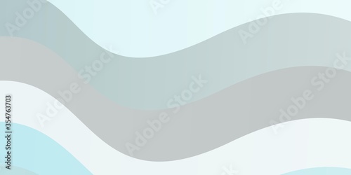 Light BLUE vector pattern with curves. Colorful illustration with curved lines. Best design for your ad, poster, banner.