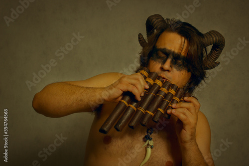 Faun with panflute