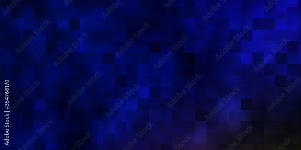 Dark Blue, Yellow vector backdrop with rectangles.