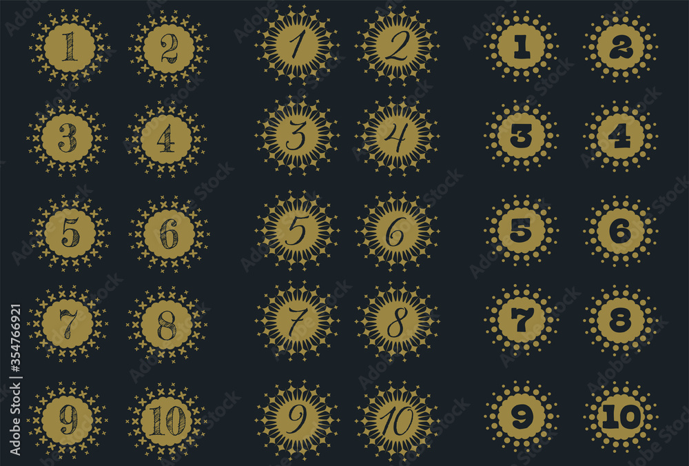 数字アイコン 数字アイコン