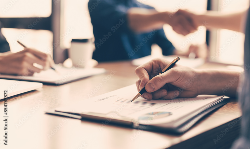 close up. business colleagues work with financial documents. close up. business colleagues work with financial documents.