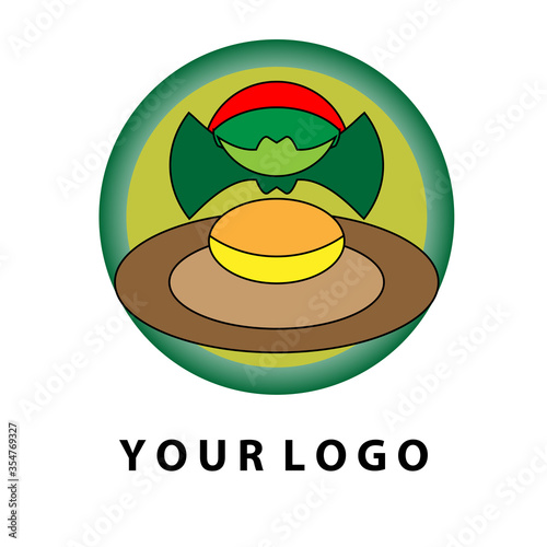 Illustration vector Graphic of the logo of the cake and bread shop
