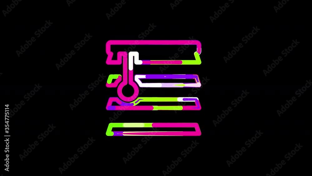 Circles gather in symbol blinds open. After it crumbles in a line and moves to the camera. Alpha channel black Circles gather in symbol blinds open. After it crumbles in a line and moves to the camera. Alpha channel black