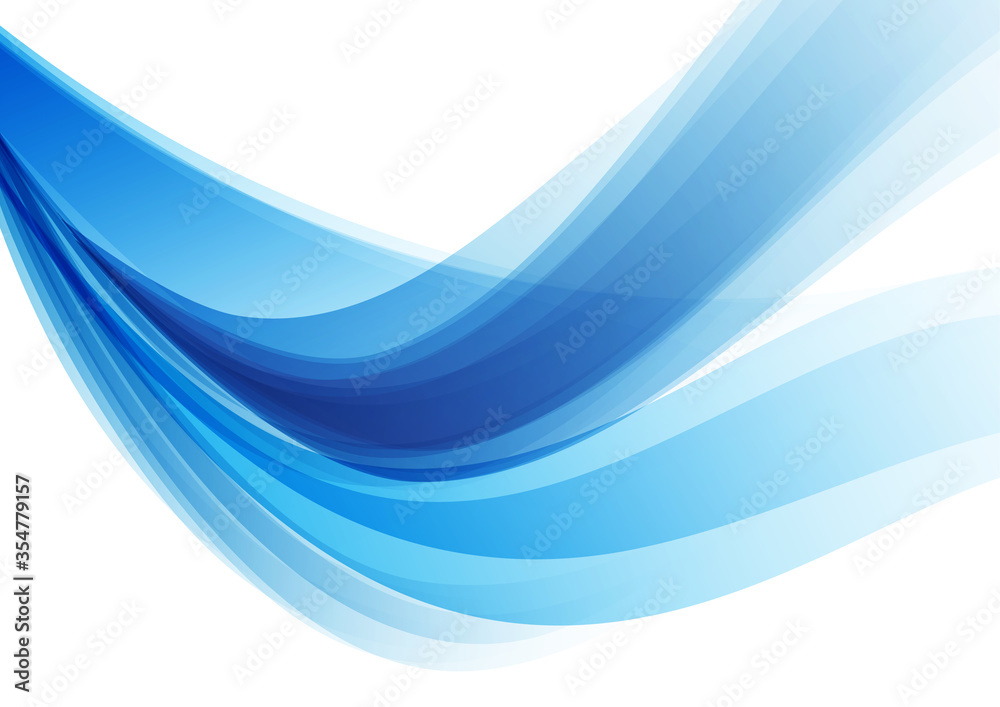 abstract blue wave background