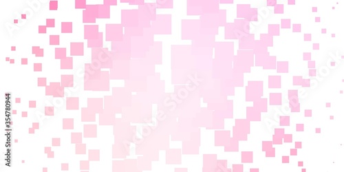 Light Pink, Yellow vector background with rectangles. Abstract gradient illustration with colorful rectangles. Best design for your ad, poster, banner.