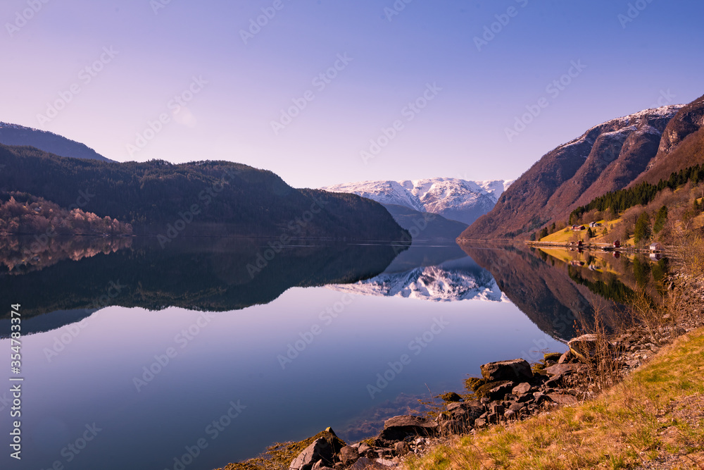 Thw Hardanger fjords in Ulvik,norway