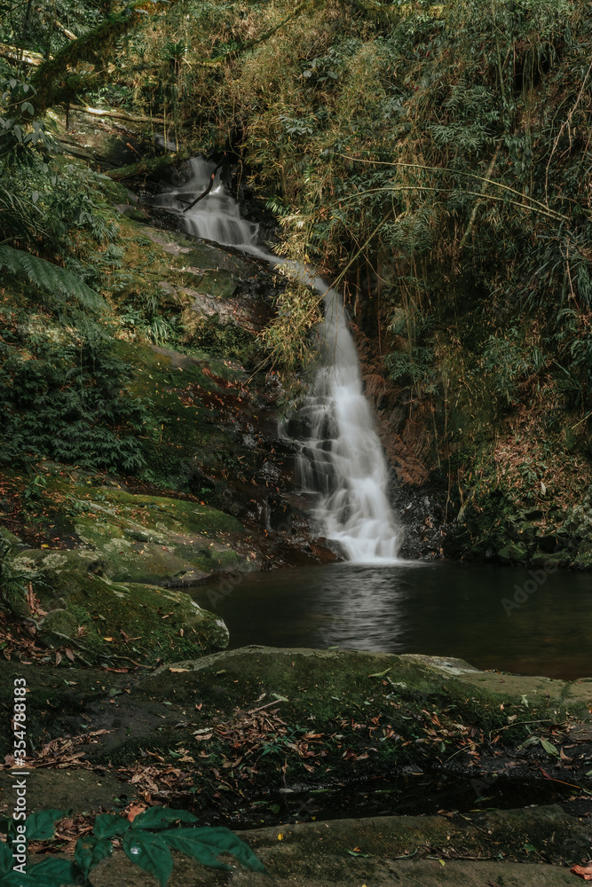 waterfall in autumn waterfall in autumn