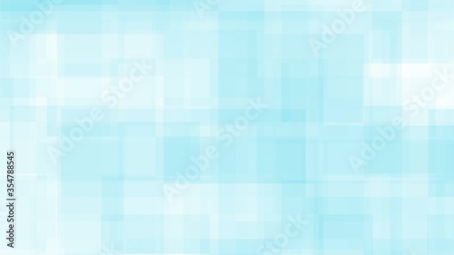 Motion geometric blue white polygon square pattern background. Abstract technology seamless loop animation 4k.