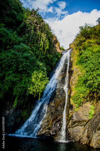 Bhagsu falls in Mcleodganj, Dharamshala