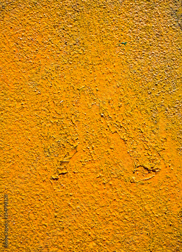 yellow uneven wall surface, texture