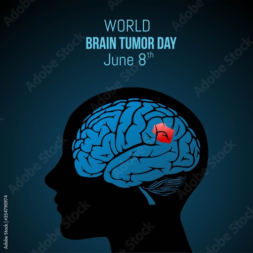 World Brain Tumor Day Vector Illustration