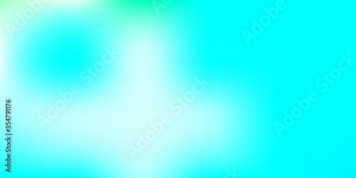 Light Blue, Green vector blurred pattern.