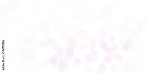 Light Pink, Yellow vector template with abstract forms.