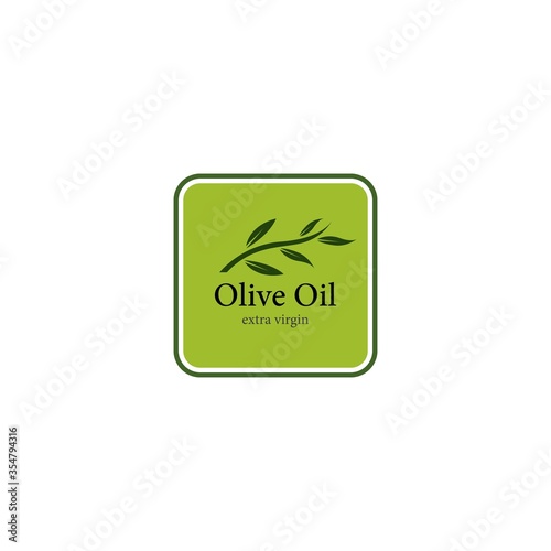 Olive oil logo template vector icon design