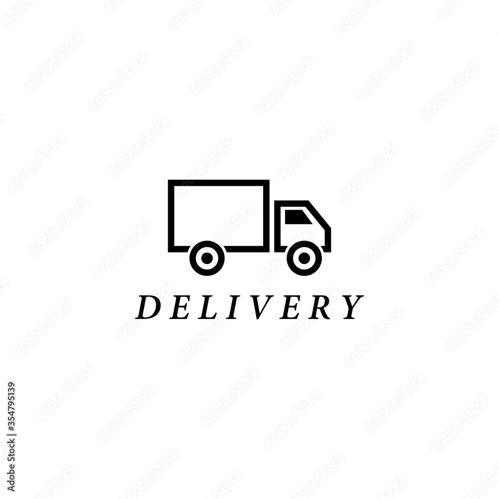 Truck delivery logo template vector icon design Truck delivery logo template vector icon design