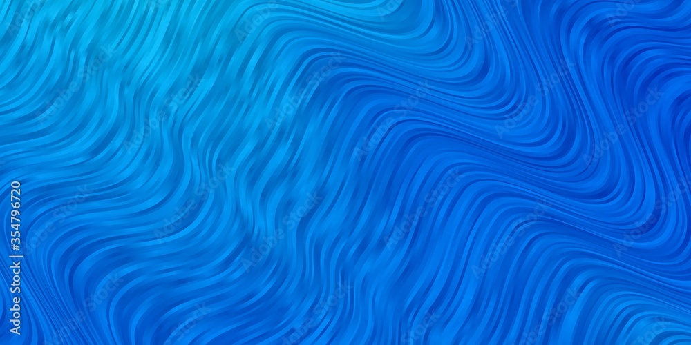 Light BLUE vector layout with wry lines. Abstract illustration with bandy gradient lines. Pattern for booklets, leaflets. Light BLUE vector layout with wry lines. Abstract illustration with bandy gradient lines. Pattern for booklets, leaflets.