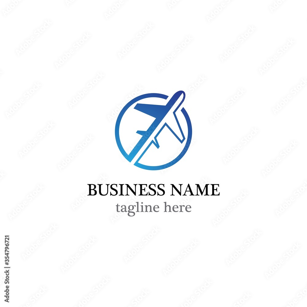 Airplane logo template vector icon design Airplane logo template vector icon design