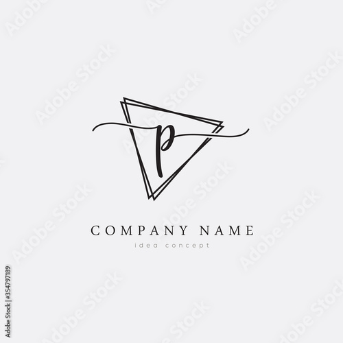Initial Letter P Logo Vector EPS10