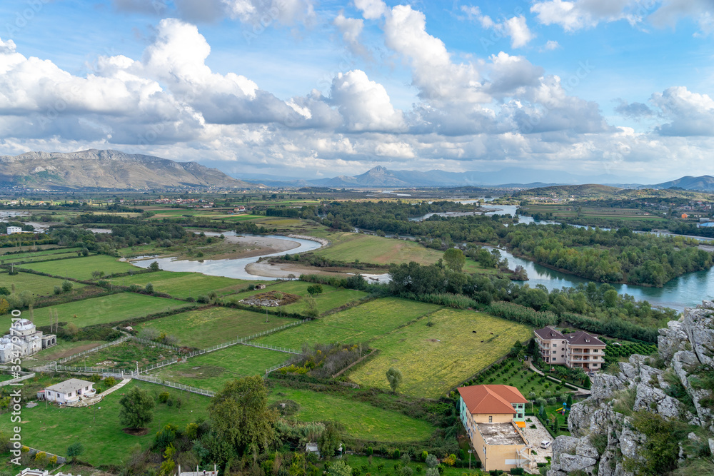 The Ancient Rozafa Castle in Shkoder Albania