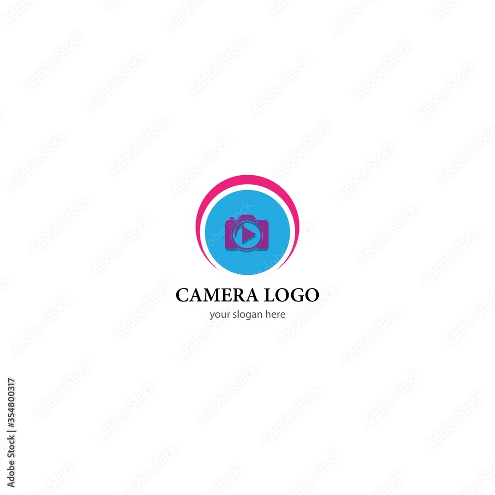 Camera icon vector logo design Camera icon vector logo design