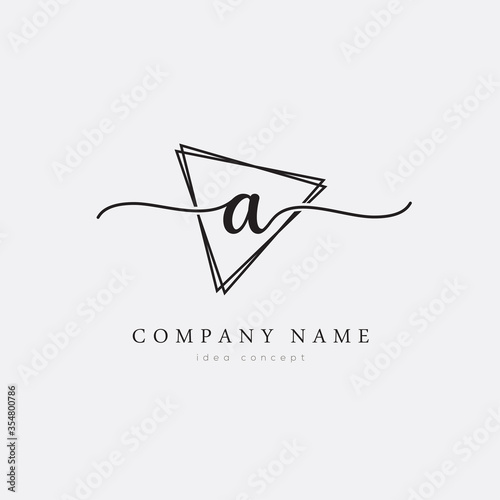 Initial Letter A Logo Vector EPS10