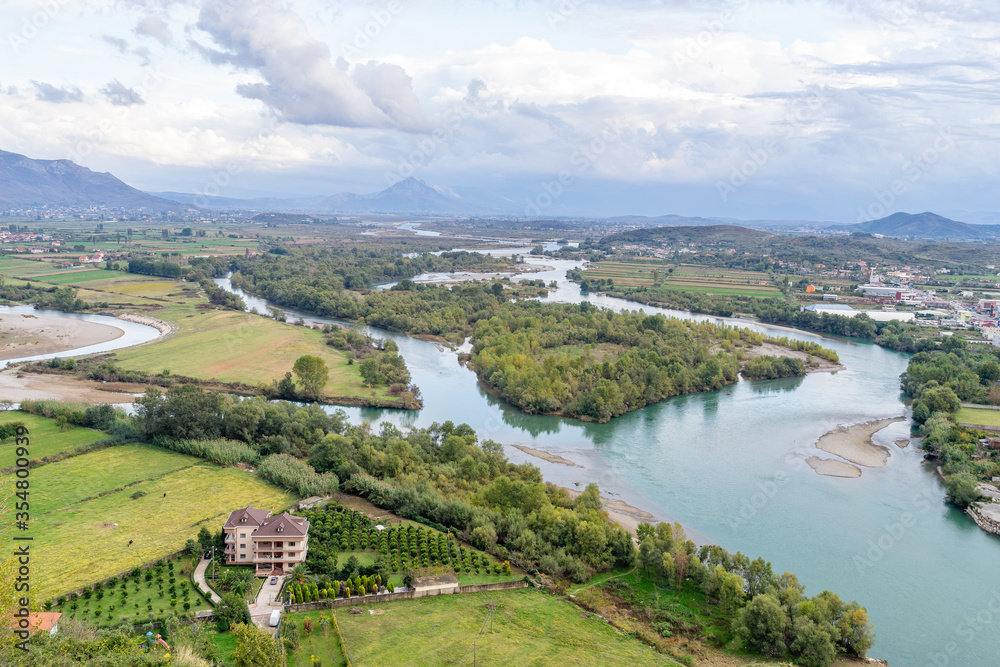 The Ancient Rozafa Castle in Shkoder Albania The Ancient Rozafa Castle in Shkoder Albania
