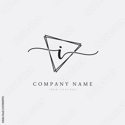 Initial Letter I Logo Vector EPS10