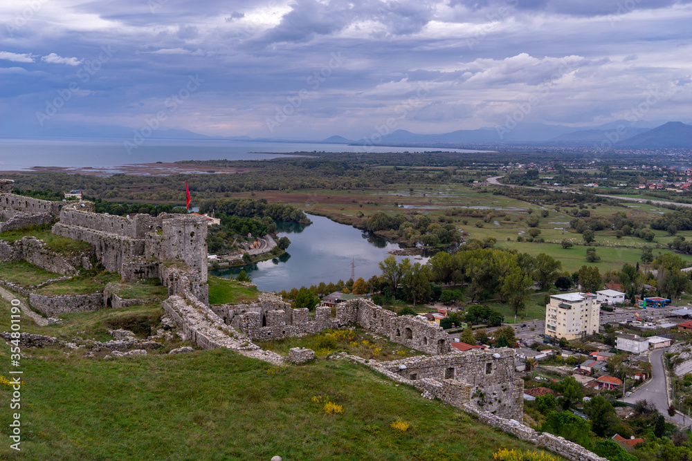 The Ancient Rozafa Castle in Shkoder Albania