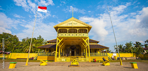 Kadriah Palace (Istana Kadriah), a heritage and historical building, royal palace of Pontianak Kingdom, a popular tourist destination in Pontianak photo