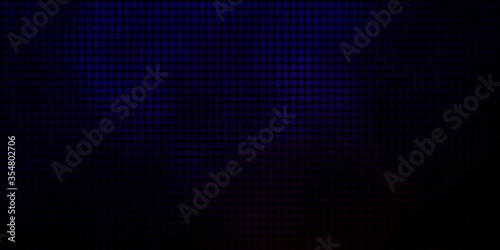 Dark Blue, Red vector texture with disks. Colorful illustration with gradient dots in nature style. Pattern for wallpapers, curtains.