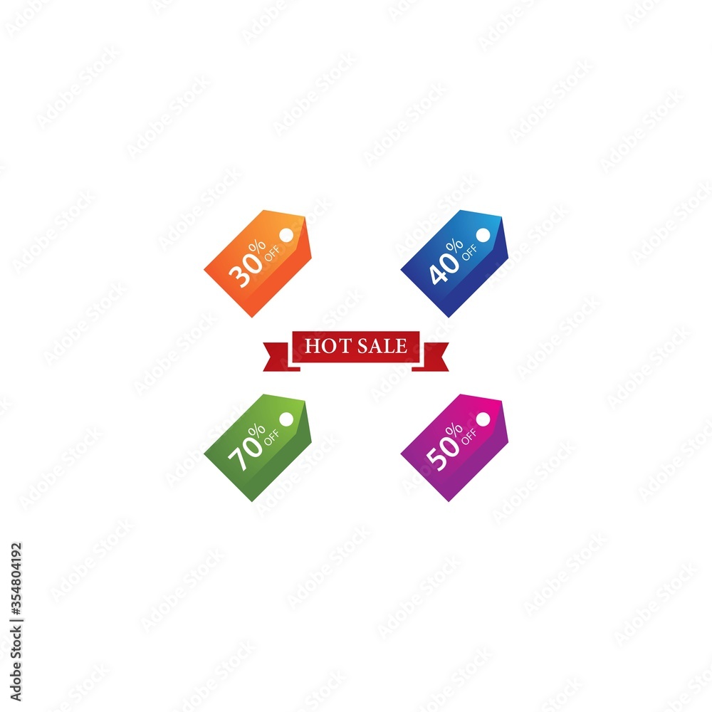 Sale logo template vector icon design Sale logo template vector icon design