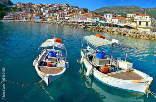 parga tourist resort in greece sea beach summer holidays