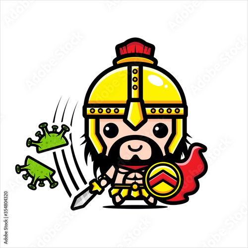 gladiator vector design against viruses