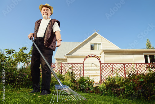 perfect green lawn photo